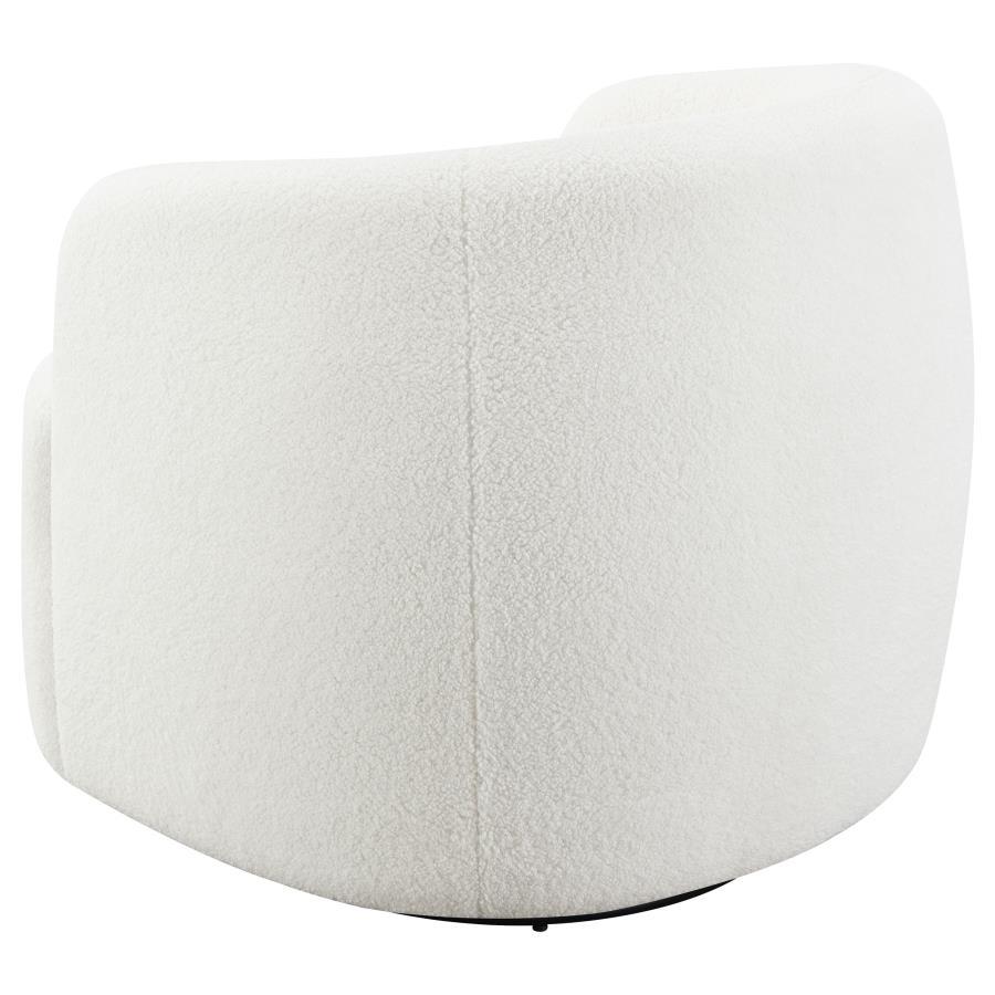 Hudson - Upholstered Swivel Chair - Natural